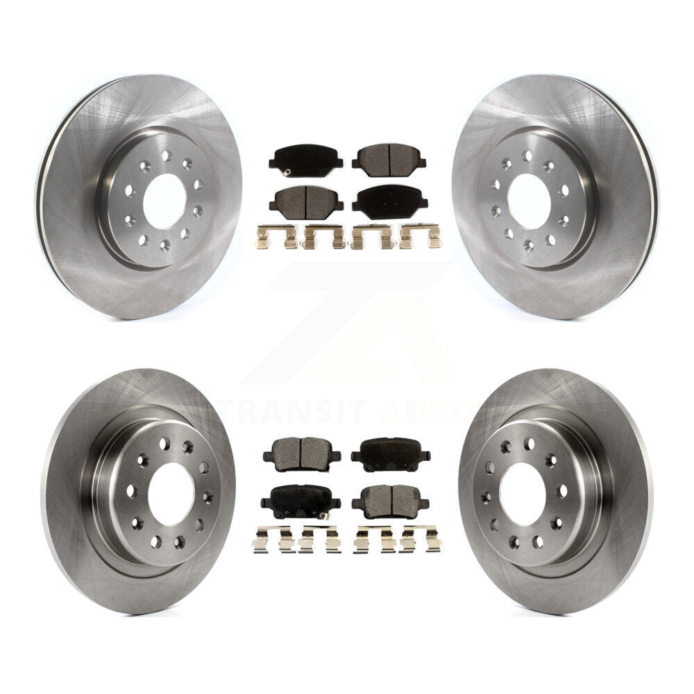 Front Rear Brake Rotor & Ceramic Pad Kit For Chevrolet Equinox GMC Terrain Buick
