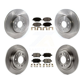 Front Rear Brake Rotor & Ceramic Pad Kit For Chevrolet Equinox GMC Terrain Buick