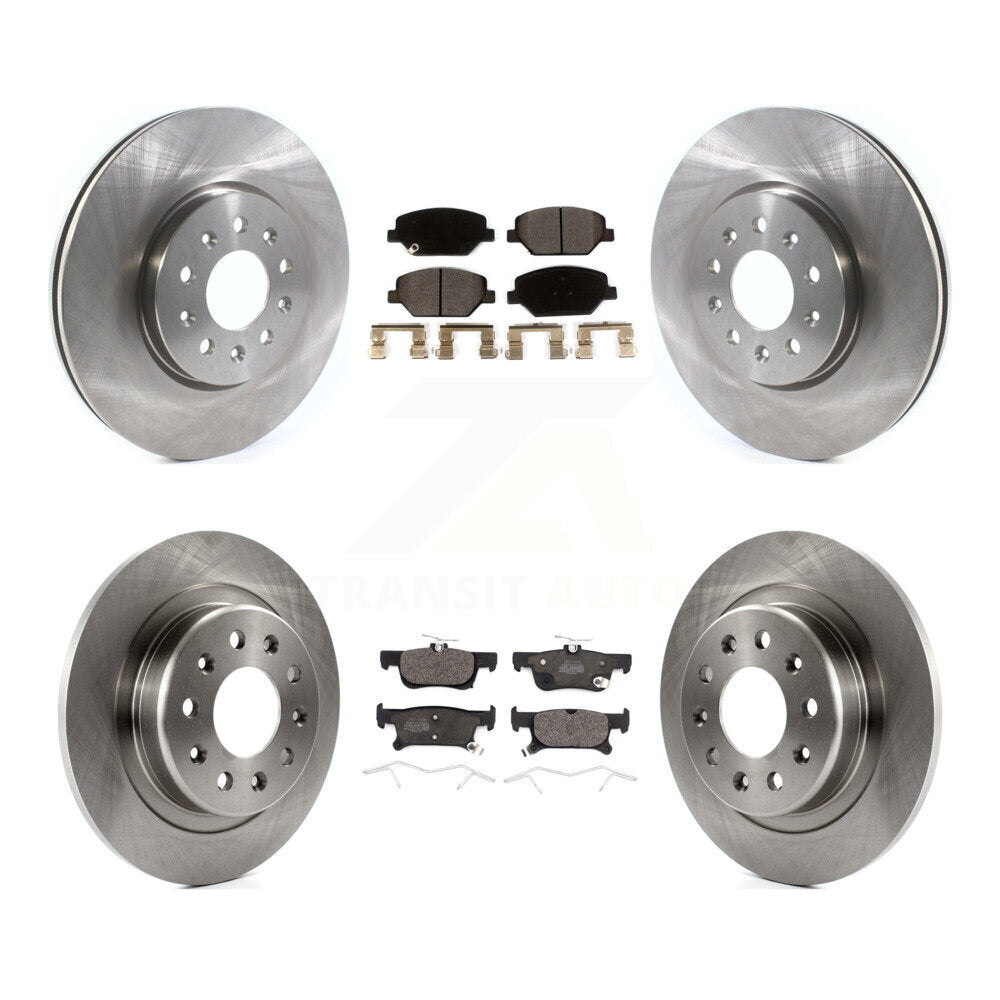 Front Rear Disc Brake Rotors And Ceramic Pads Kit For Buick Envision