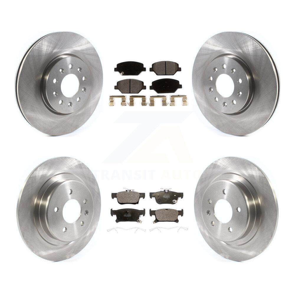 Front Rear Disc Brake Rotors And Ceramic Pads Kit For Buick Envision