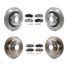 Charger l'image dans la galerie, Front Rear Disc Brake Rotors And Ceramic Pads Kit For Jeep Wrangler JK
