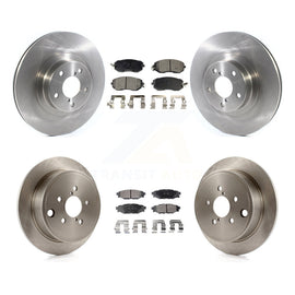 Front Rear Disc Brake Rotors Ceramic Pad Kit For Subaru Impreza Outback Forester