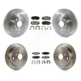 Front Rear Disc Brake Rotors Ceramic Pad Kit For Subaru Impreza Outback Forester