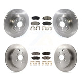 Front Rear Disc Brake Rotors And Ceramic Pads Kit For Toyota 86 Subaru BRZ