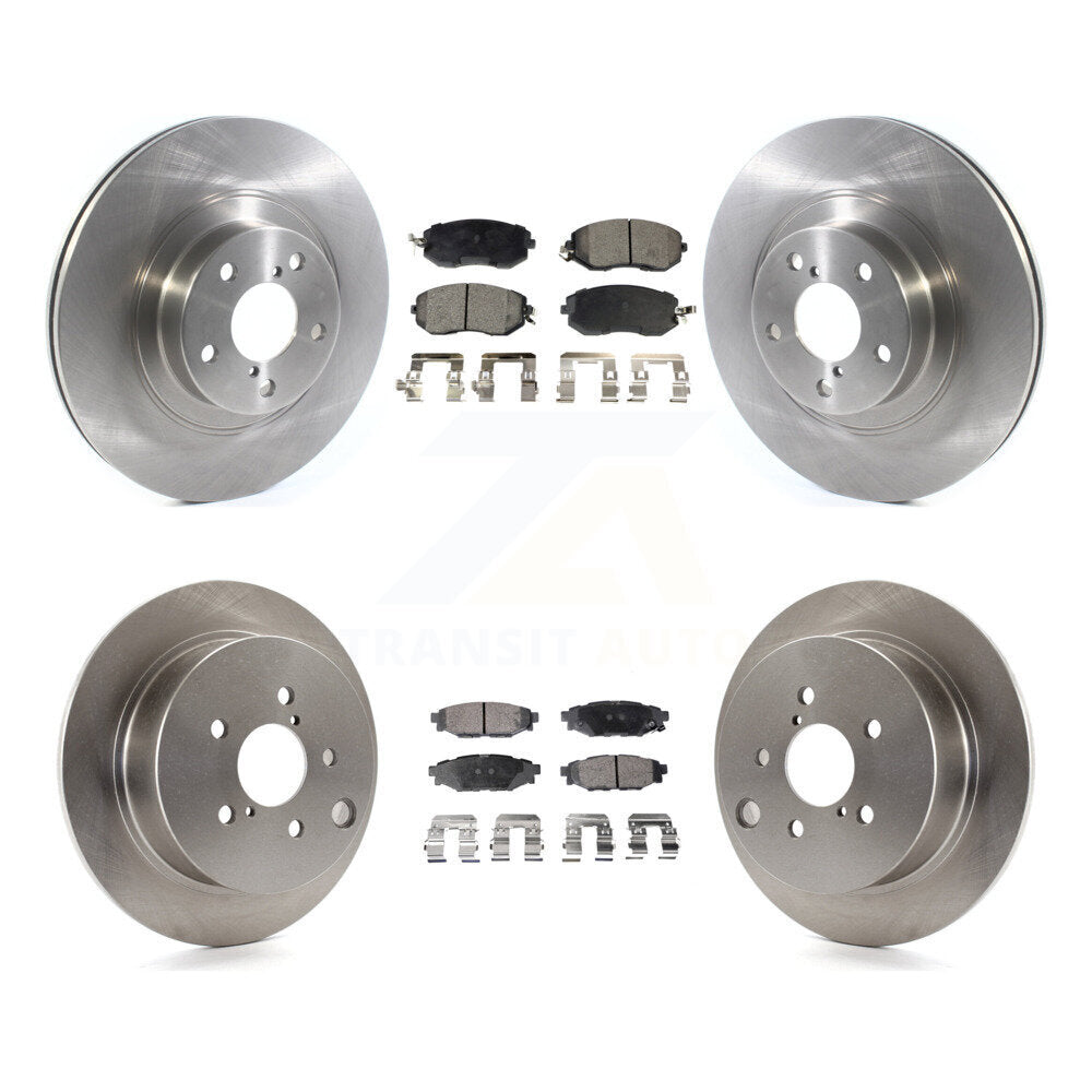 Front Rear Disc Brake Rotor And Ceramic Pad Kit For Subaru Forester XV Crosstrek