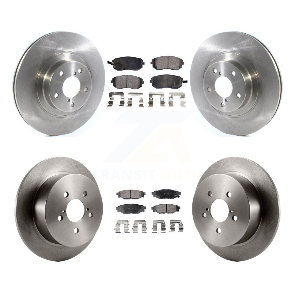 Front Rear Disc Brake Rotors And Ceramic Pads Kit For Subaru Outback Legacy