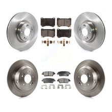 Load image into Gallery viewer, [Front+Rear] 2012-2014 Hyundai Genesis 5.0L Premium OE Brake Rotors &amp; Ceramic Pads Kit For Max Braking