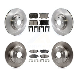 Front Rear Brake Rotor And Ceramic Pad Kit For Hyundai Genesis G80 Kia K900 3.8L