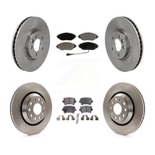 Load image into Gallery viewer, Front Rear Disc Brake Rotors And Ceramic Pads Kit For Volkswagen CC AWD