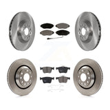 Front Rear Brake Rotor & Ceramic Pad Kit For Audi Volkswagen Golf R S3 Q3 Arteon