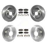 [Front+Rear] 2017-2020 Hyundai Elantra 1.6L Premium OE Brake Rotors & Ceramic Pads Kit For Max Braking