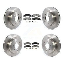 Charger l&#39;image dans la galerie, [Front+Rear] 2016-2022 Nissan TITAN XD Premium OE Brake Rotors &amp; Ceramic Pads Kit For Max Braking