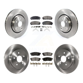 Front Rear Disc Brake Rotors And Ceramic Pads Kit For Toyota Camry Avalon TRD