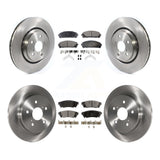 Front Rear Disc Brake Rotors And Ceramic Pads Kit For Toyota Camry Avalon TRD
