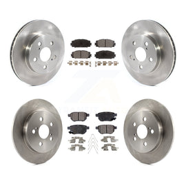 Front Rear Disc Brake Rotors And Ceramic Pads Kit For Toyota Prius Corolla Prime