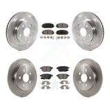 Front Rear Disc Brake Rotors And Ceramic Pads Kit For Toyota Prius Corolla Prime