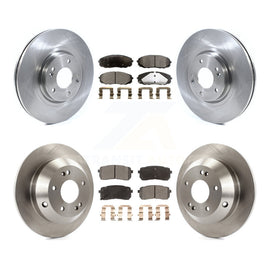 [Front+Rear] 2015-2020 Kia Sedona Premium OE Brake Rotors & Ceramic Pads Kit For Max Braking