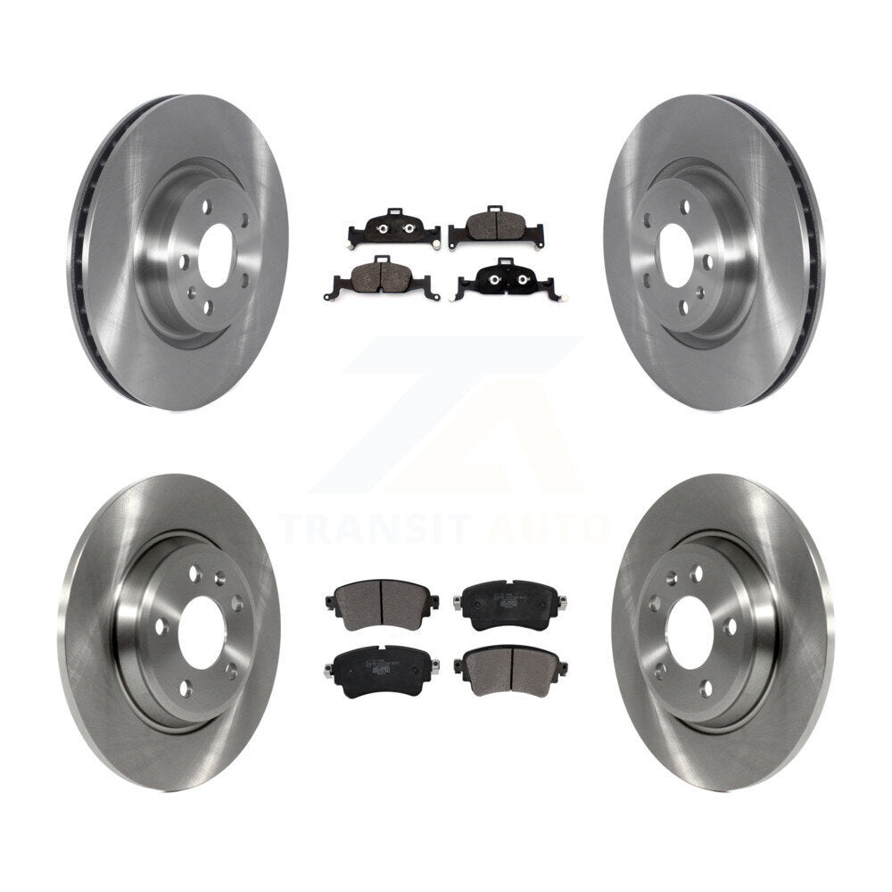 Front Rear Disc Brake Rotors And Ceramic Pads Kit For Audi A4 Quattro