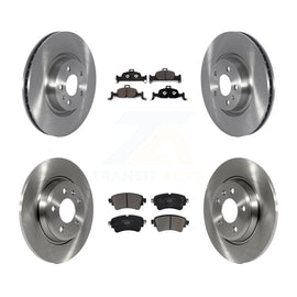 Front Rear Disc Brake Rotors And Ceramic Pads Kit For Audi A4 Quattro