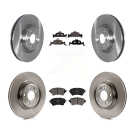 Front Rear Brake Rotors & Ceramic Pad Kit For Audi Q5 A5 Quattro A4 A6 Sportback