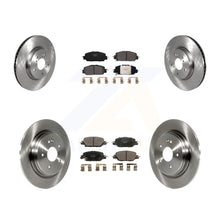 Charger l'image dans la galerie, Front Rear Disc Brake Rotors And Ceramic Pads Kit For Honda CR-V