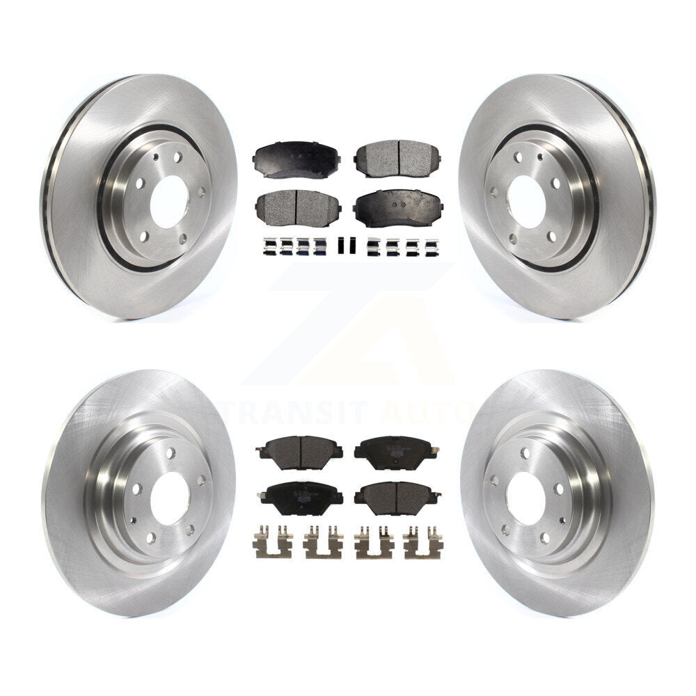 [Front+Rear] 2016-2022 Mazda CX-9 Premium OE Brake Rotors & Ceramic Pads Kit For Max Braking