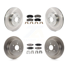 Front Rear Disc Brake Rotors And Ceramic Pads Kit For Subaru Crosstrek Impreza