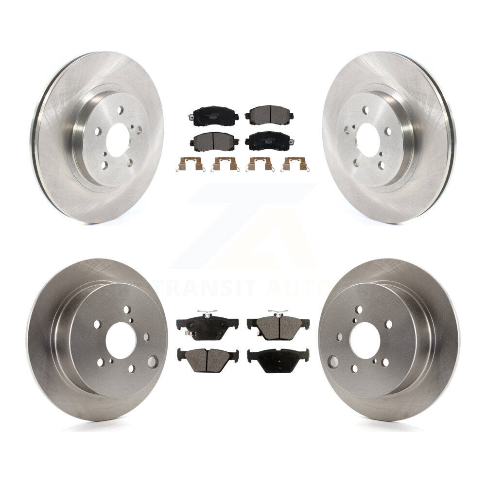 Front Rear Disc Brake Rotors And Ceramic Pads Kit For Subaru Crosstrek
