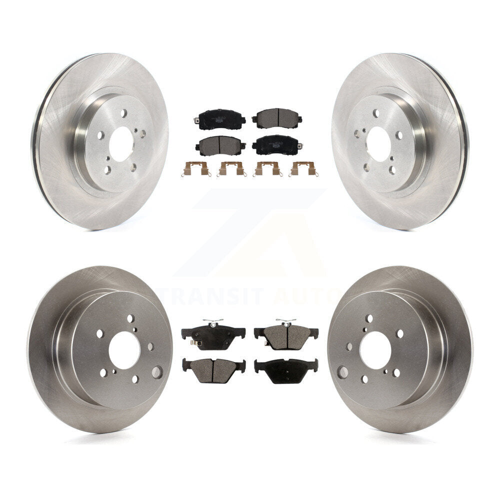 Front Rear Disc Brake Rotors And Ceramic Pads Kit For Subaru Crosstrek