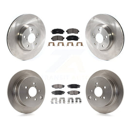 Front Rear Disc Brake Rotors And Ceramic Pads Kit For Subaru Impreza