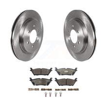 Charger l&#39;image dans la galerie, Rear Brake Rotor And Ceramic Pad Kit For Ford F-150 Expedition Lincoln Navigator