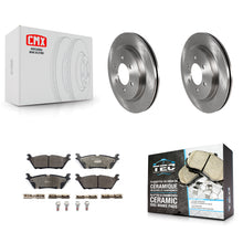 Charger l'image dans la galerie, Rear Brake Rotor And Ceramic Pad Kit For Ford F-150 Expedition Lincoln Navigator