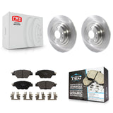 [Rear] 2016-2022 Mazda CX-9 Premium OE Brake Rotors & Ceramic Pads Kit For Max Braking