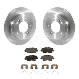 Rear Disc Brake Rotors And Ceramic Pads Kit For Hyundai Elantra Kia Niro Ioniq