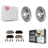 [Rear] 2018-2023 Honda Odyssey Premium OE Brake Rotors & Ceramic Pads Kit For Max Braking