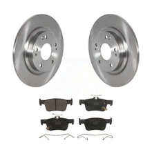 Charger l&#39;image dans la galerie, Rear Disc Brake Rotors And Ceramic Pads Kit For Honda Civic