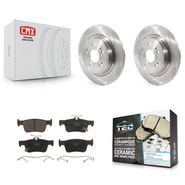 [Rear] 2019-2021 Acura RDX Premium OE Brake Rotors & Ceramic Pads Kit For Max Braking