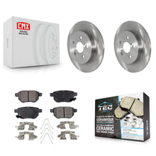 Charger l'image dans la galerie, Rear Brake Rotor Ceramic Pad Kit For 19 Toyota Corolla With Manual Parking