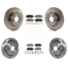 Load image into Gallery viewer, Front Rear Brake Rotor &amp; Ceramic Pad Kit For Land Rover Range Sport Supercharged