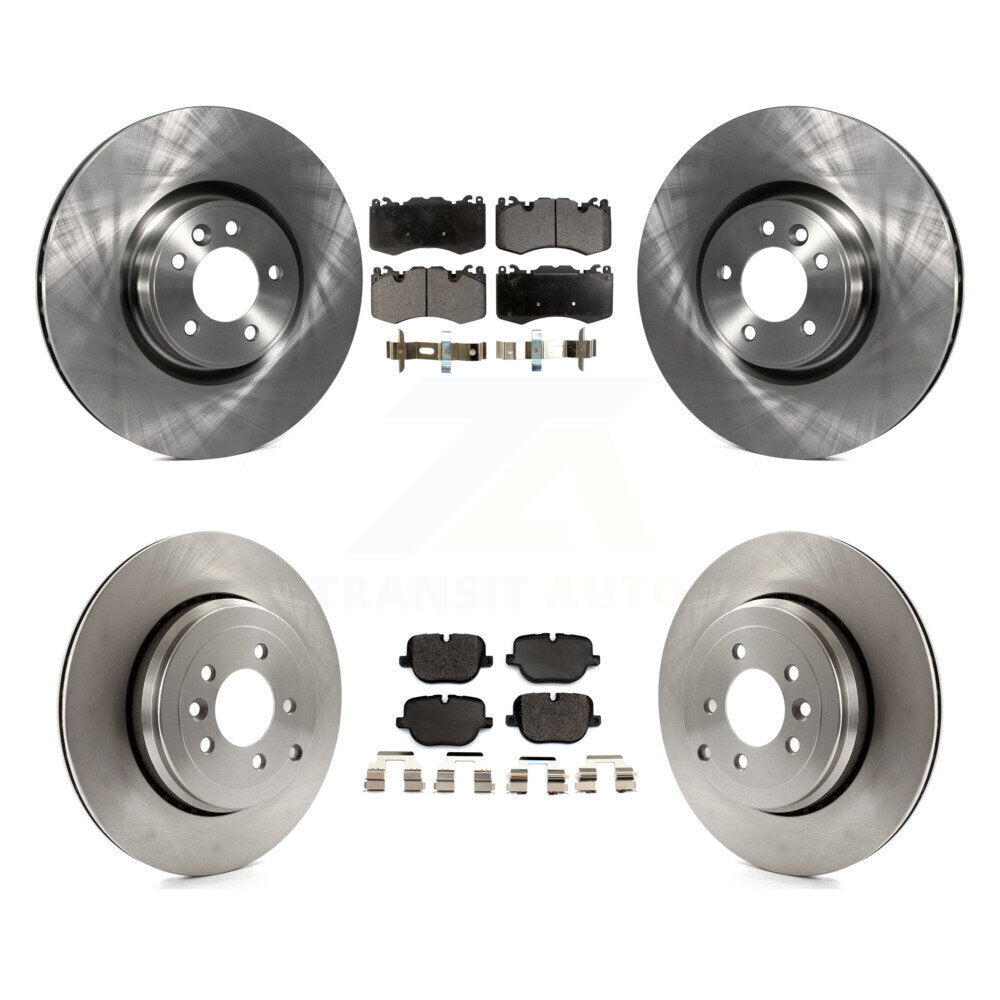 Front Rear Brake Rotor & Ceramic Pad Kit For Land Rover Range Sport Supercharged