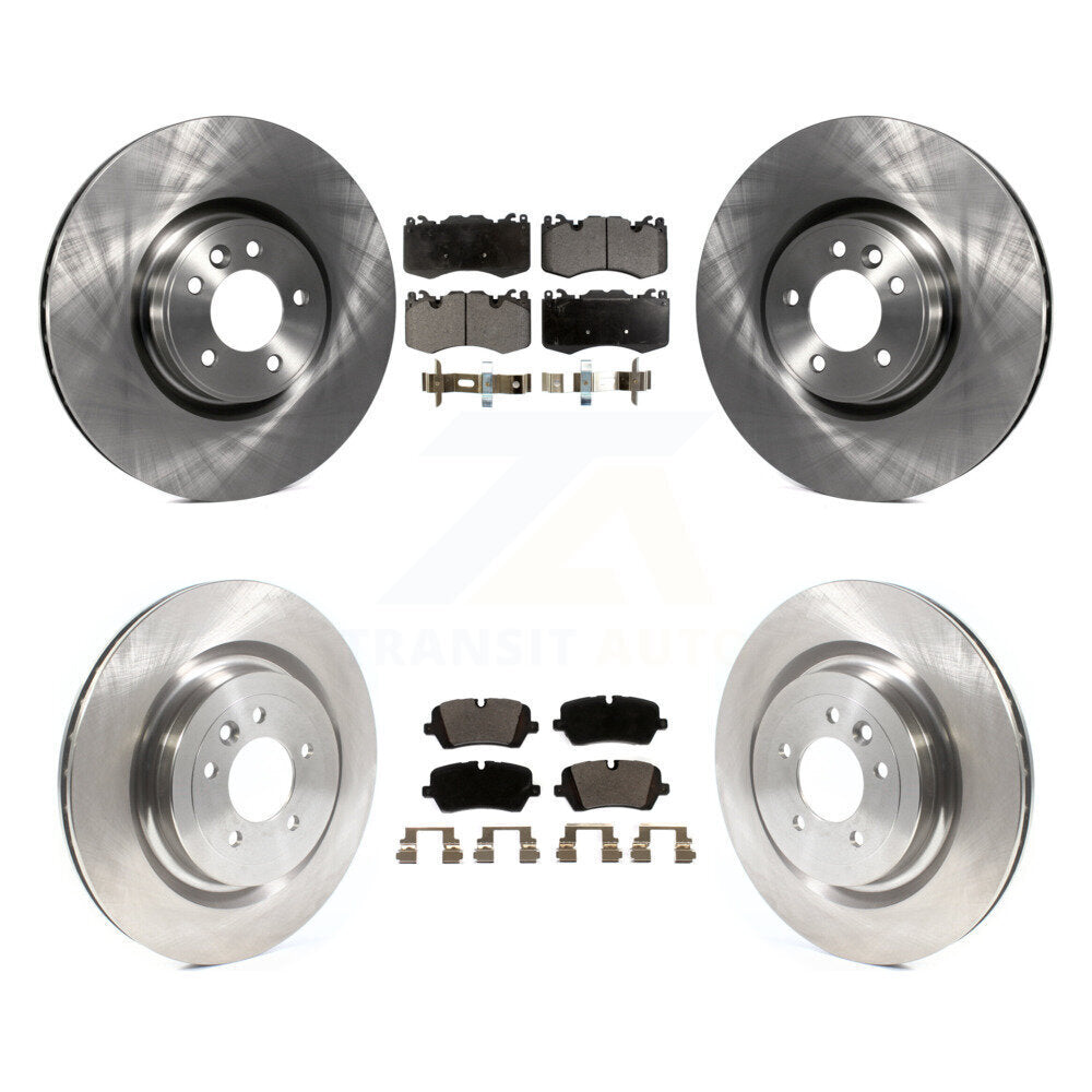 Front Rear Disc Brake Rotors And Ceramic Pads Kit For Land Rover Range Sport