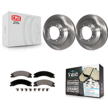 Charger l'image dans la galerie, Rear Disc Brake Rotors And Ceramic Pads Kit For Ford E-450 Super Duty