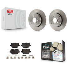 Charger l'image dans la galerie, [Rear] 10-13 Land Rover Range Sport Supercharged Premium OE Brake Rotors &amp; Ceramic Pads Kit For Max Braking
