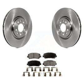 Front Brake Rotor & Ceramic Pad Kit For Jeep Cherokee With Single Piston Caliper