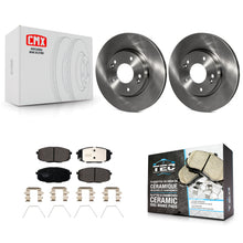 Charger l'image dans la galerie, Front Brake Rotor And Ceramic Pad Kit For Kia Soul Hyundai Kona Forte Elantra GT