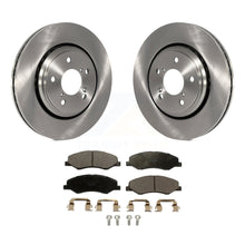 Charger l&#39;image dans la galerie, Front Disc Brake Rotors And Ceramic Pads Kit For 2018-2023 Honda Odyssey