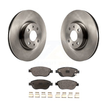 Charger l&#39;image dans la galerie, Front Disc Brake Rotor Ceramic Pad Kit For Fiat 500 Turbocharged with GAS engine