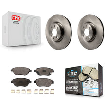 Load image into Gallery viewer, Front Disc Brake Rotor Ceramic Pad Kit For Fiat 500 Turbocharged with GAS engine