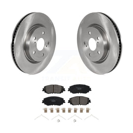 Front Brake Rotor Ceramic Pad Kit For Toyota Camry RAV4 Lexus ES350 Avalon UX200