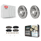 Front Brake Rotor Ceramic Pad Kit For Toyota Camry RAV4 Lexus ES350 Avalon UX200